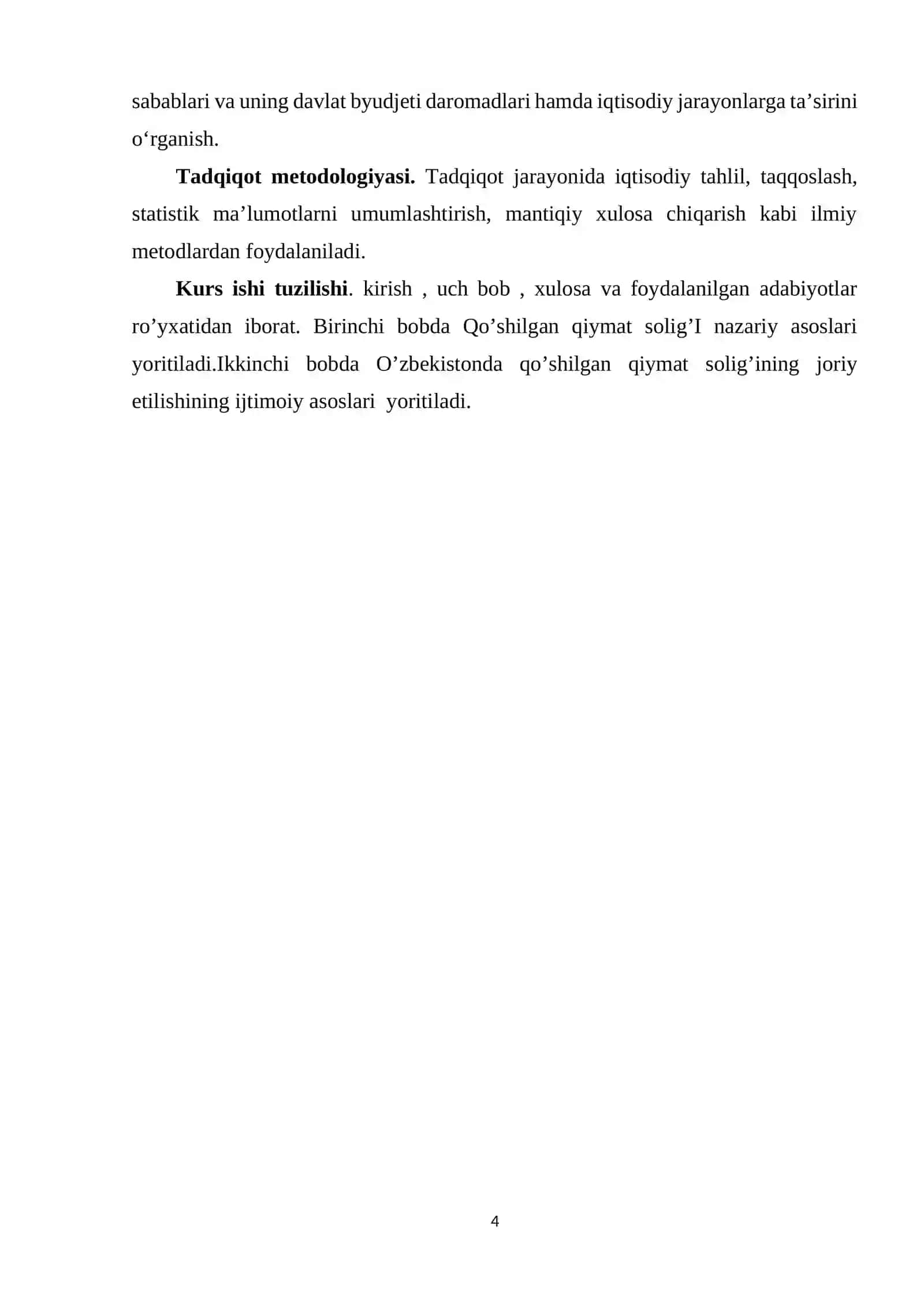 O‘zbekistonda qo‘shilgan qiymat solig‘ini joriy qilishning iqtisodiy sabablari 4