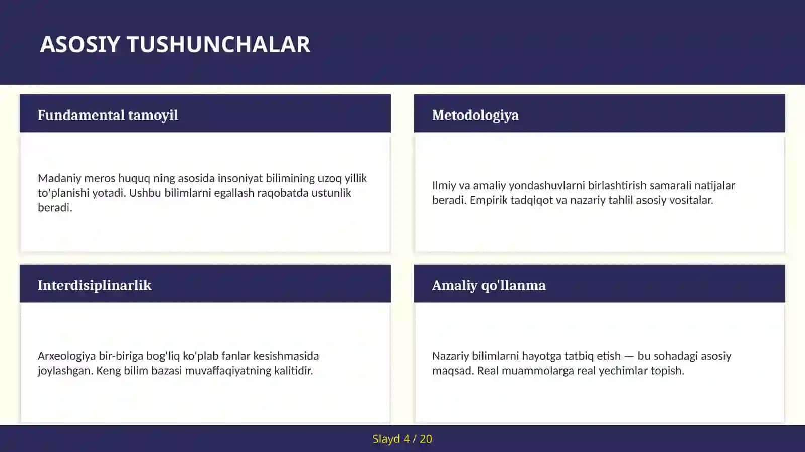 Madaniy meros huquq — yoshlar uchun 4