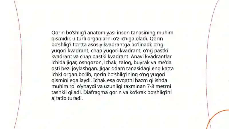 Ko'krak Qorin to'sig'i Diafragma 4