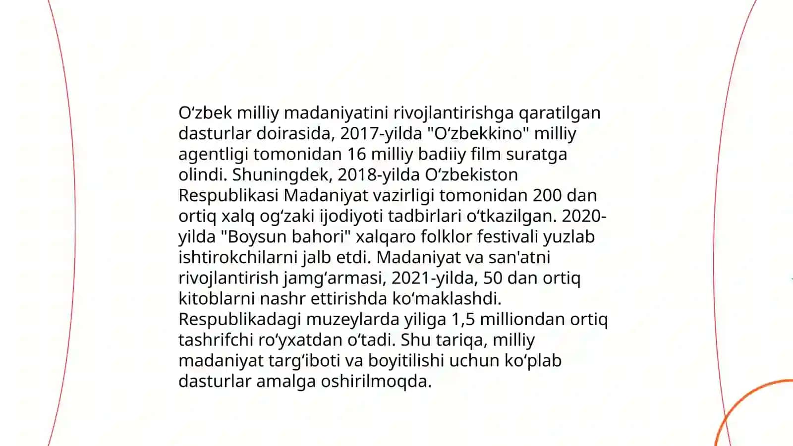 Ma'naviy va madaniy taraqqiyot O'zbekistonda 4