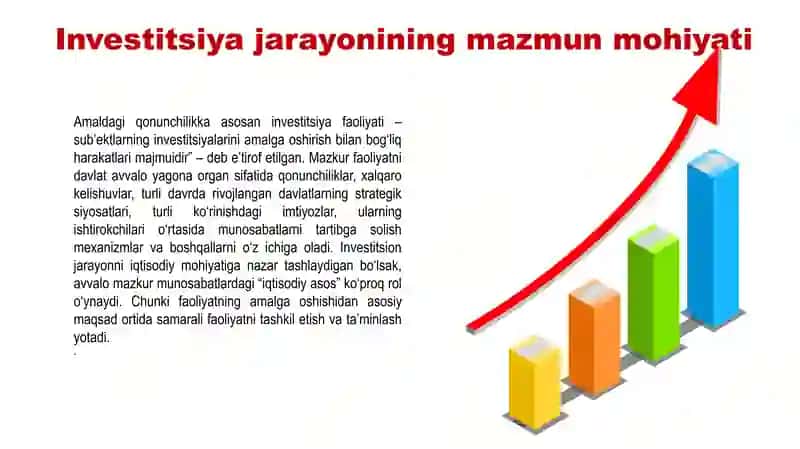 Investitsiya jarayonlarining mazmuni va asosiy bosqichlari 4