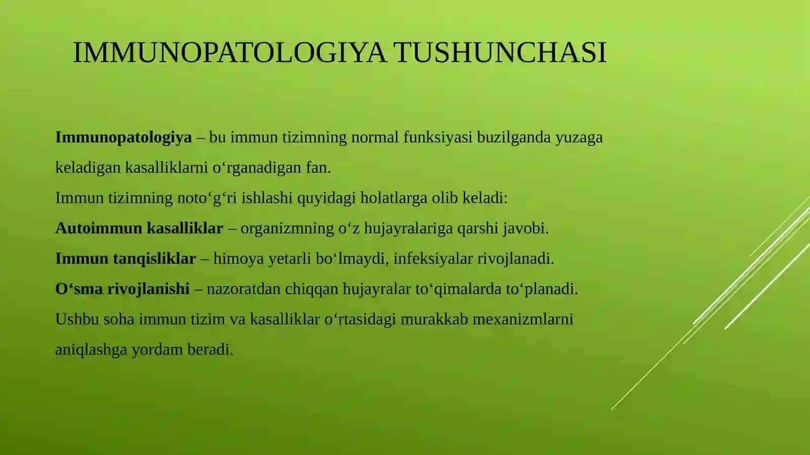 Immunopatologiya,o‘smahujayralarnikelibchiqishidagiahamiyati 4