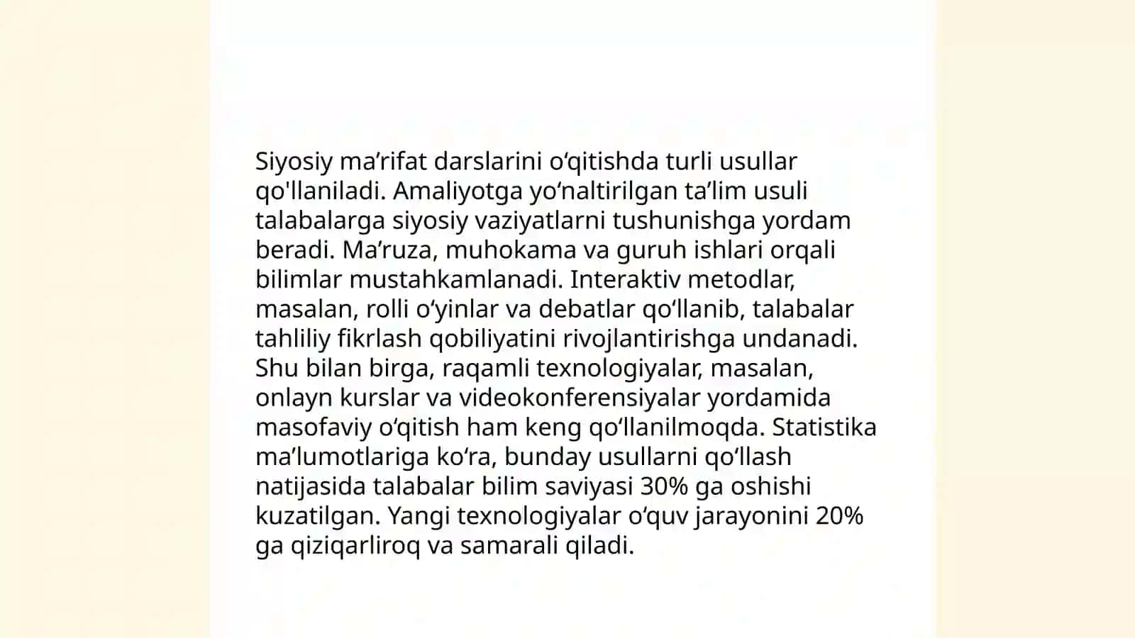 Huquqiy va siyosiy ruhda bolalarni tarbiyalash 4