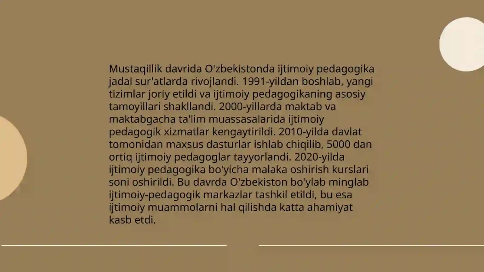 Oʻzbekistonda ijtimoiy pedagogikaning rivojlanish tarixi 4