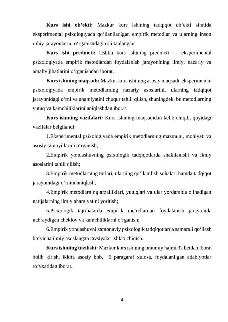 Eksprimental psixologiyada emprik metodlarning yutuq va kamchiliklari 4