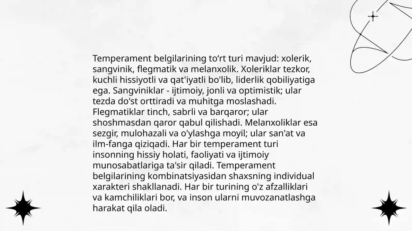 Temperament 4
