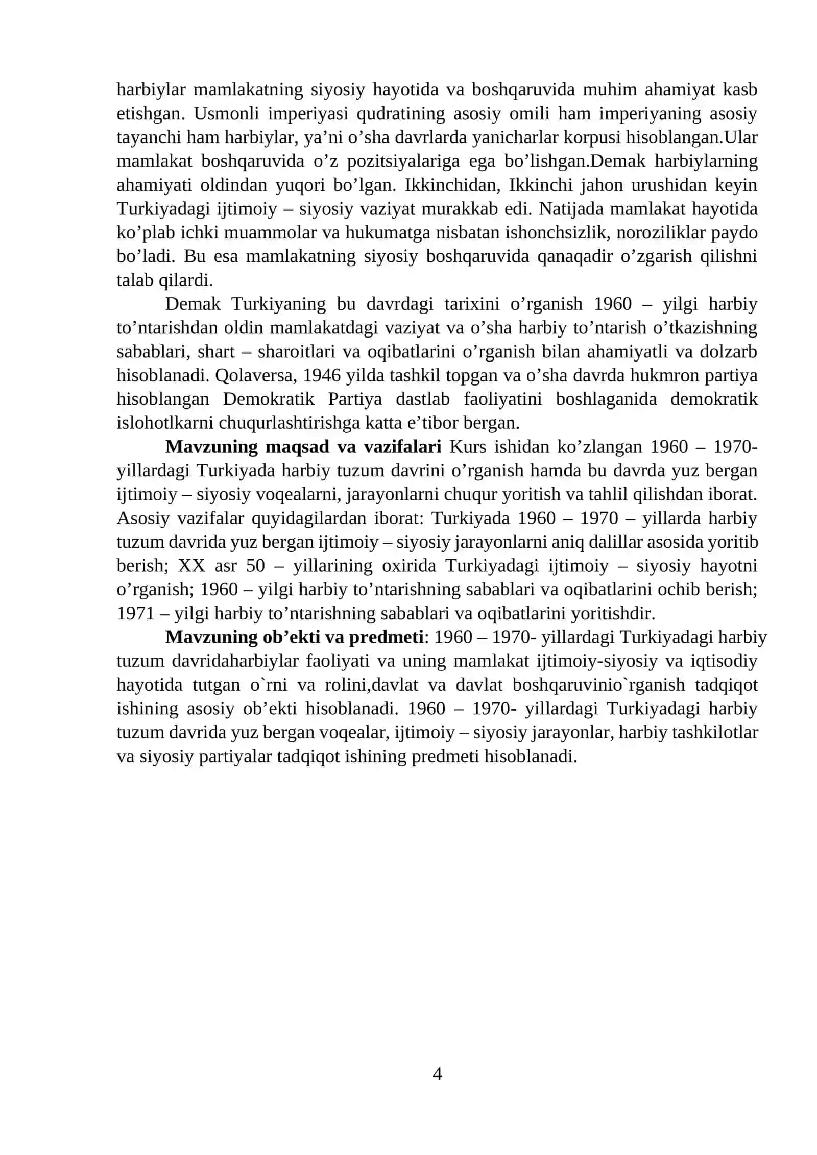 TURKIYA XX ASRNING 60-70- YILLARIDAGI HARBIY TUZUM DAVRIDA 4