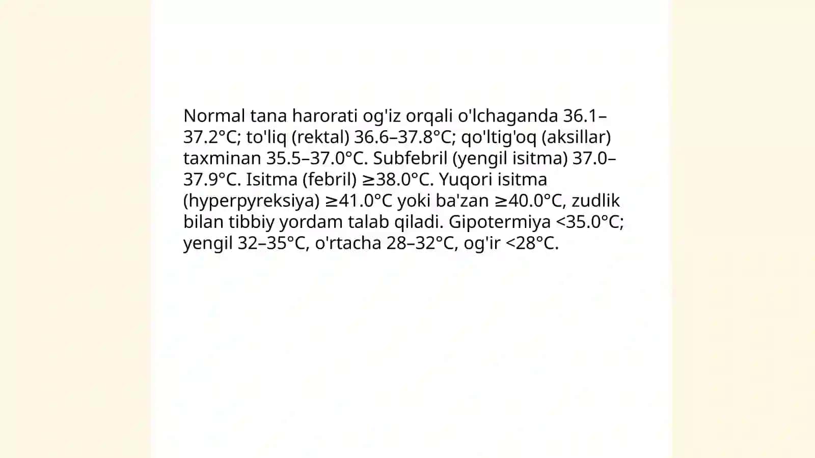 Isitma chiqqanda birinchi tibbiy yordam ko'rsatish 4