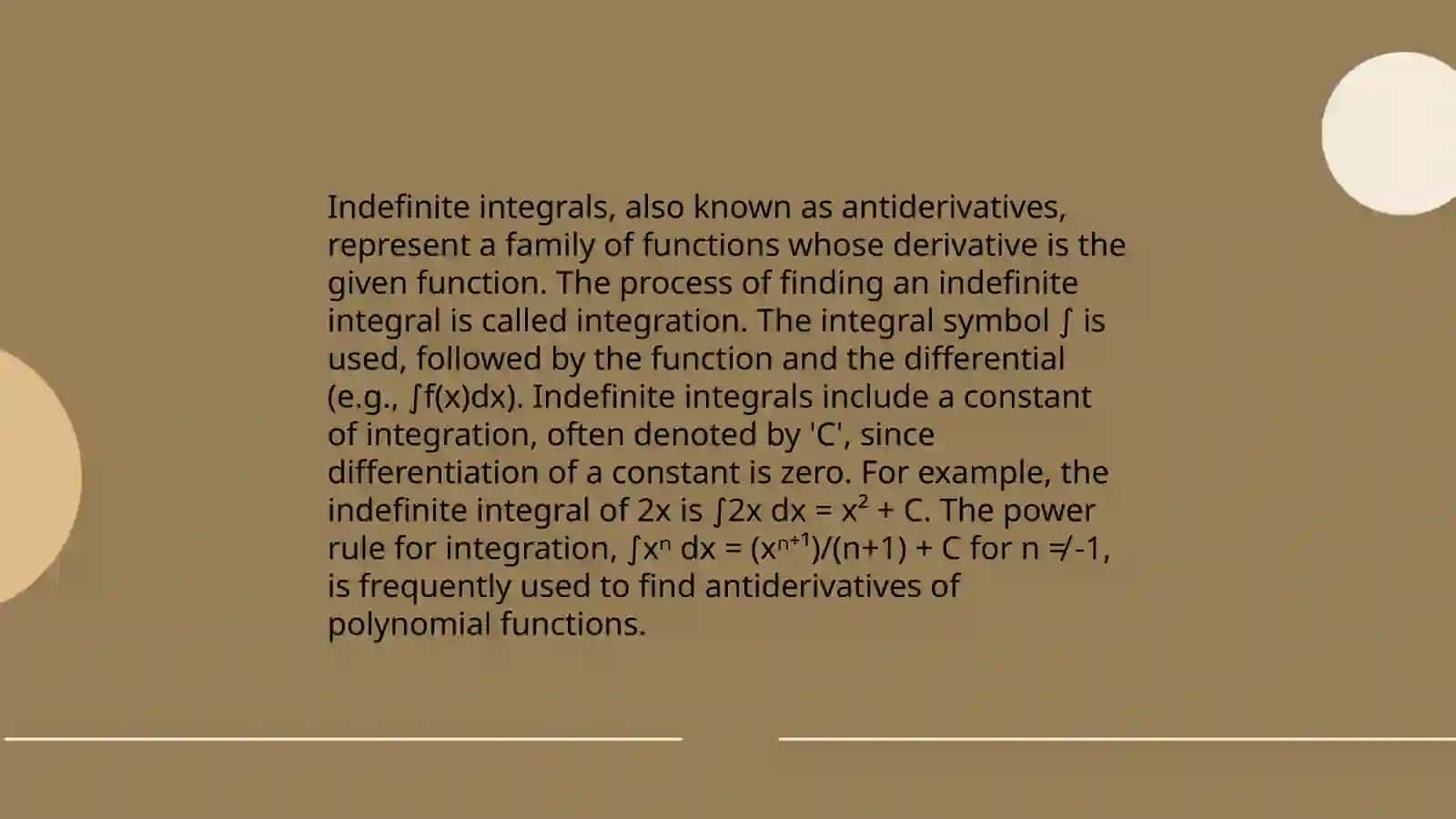 Calculus II (Integral Calculus) 4