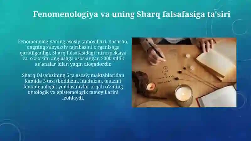 Sharq va G'arb faylasuflarining falsafa mohiyatini ta'riflash usullarining tasnifi 4
