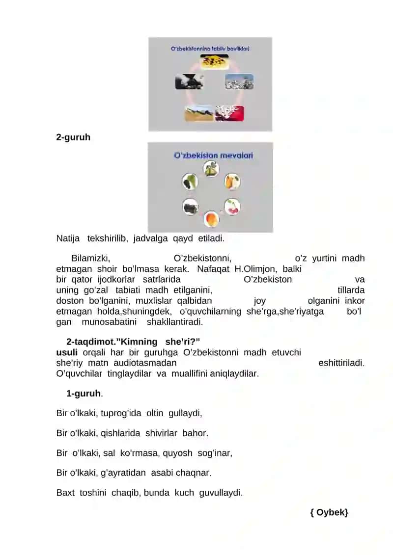 Mustaqillik darsi DARS ISHLANMA Vodiylarni yayov kezganda… Dars ishlanma 4