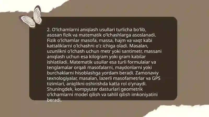 O'lchamlar Farqlashning Ahamiyati 4