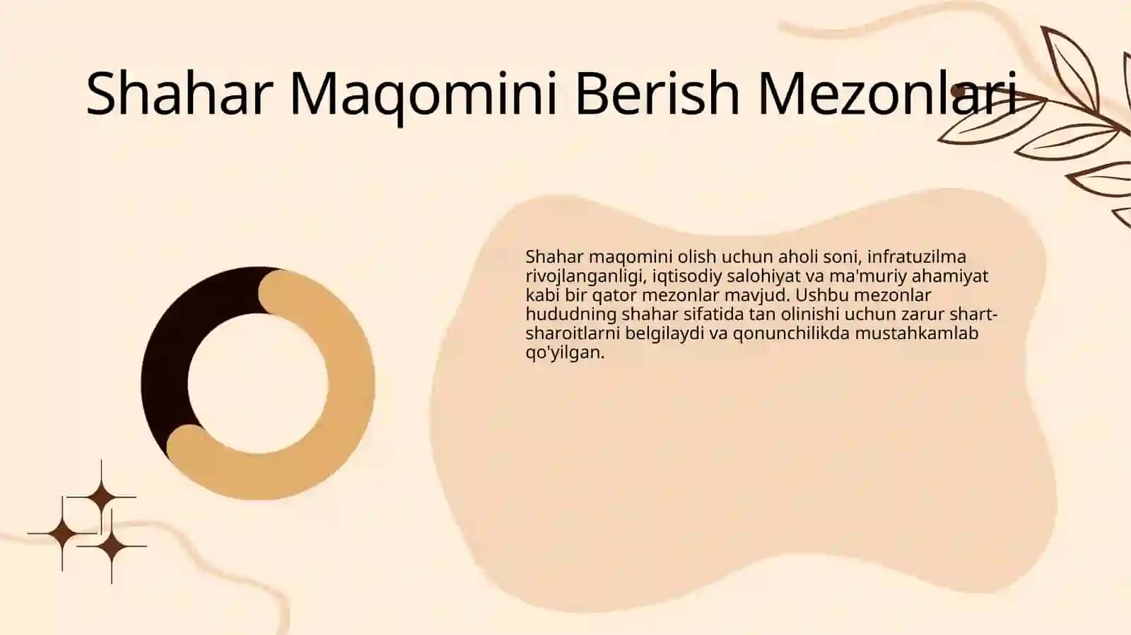 Shahar maqomini berish tartibi: mezonlar va jarayonlar 4