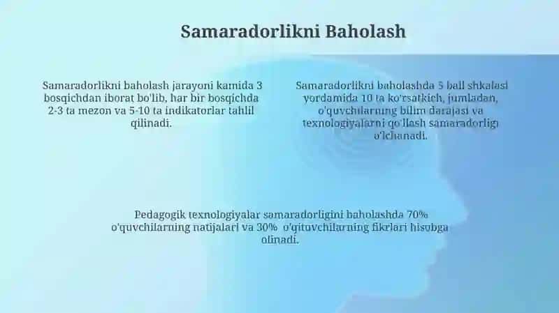 Pedagokik texnalogiyadan lokal va xususiy darajada foydalanish 4