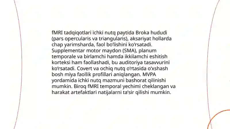 Ichki nutqni fiziologik tadbiq etish 4