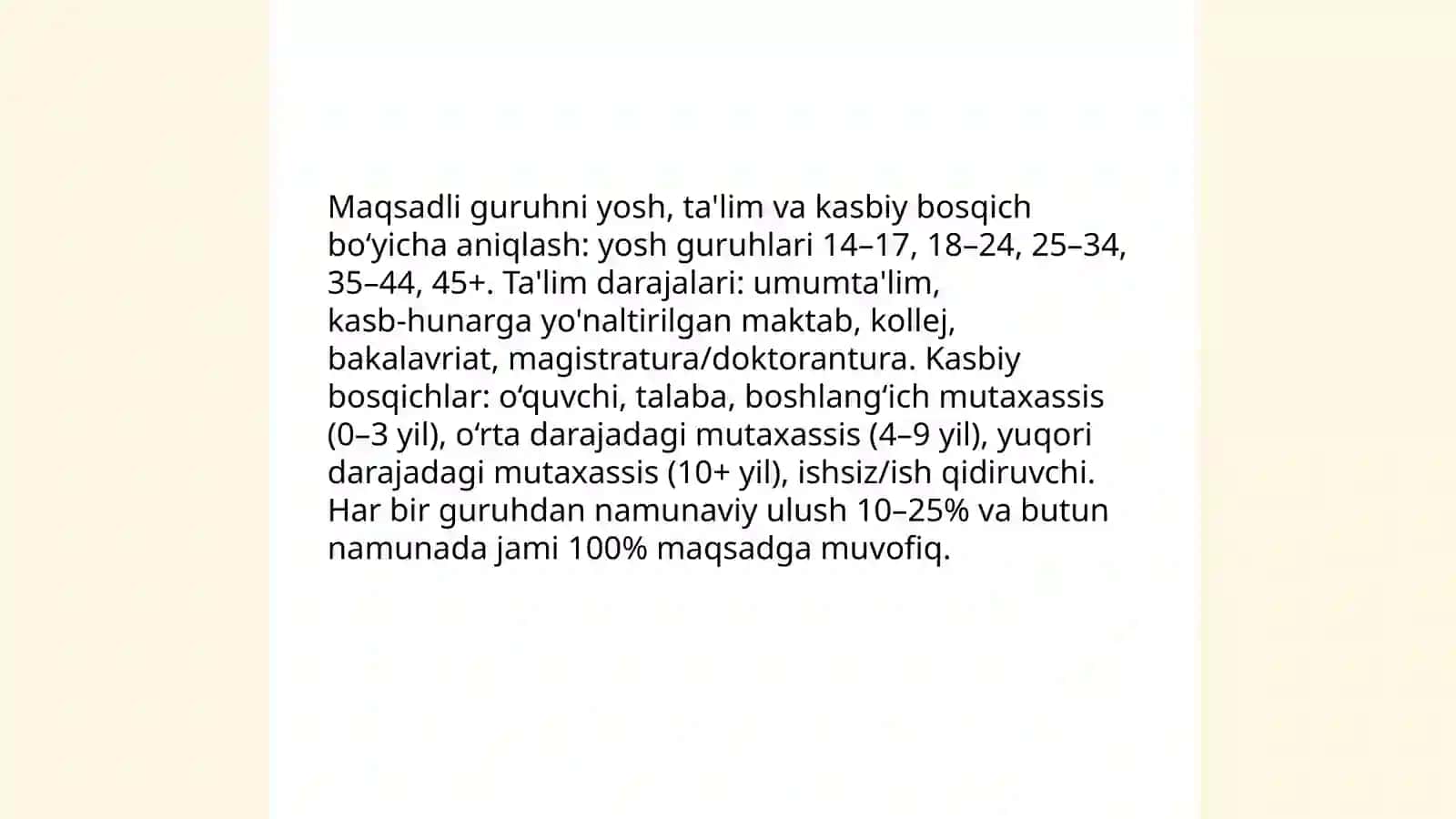 Kasb hunarga qiziqishni aniqlash testi va anketasini tuzish 4