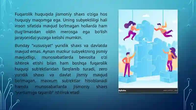 Fuqarolik huquqi va muomalalarni o`qitish 4