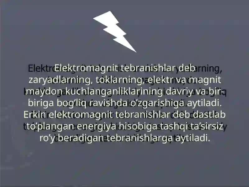 ELEKTROMAGNIT TEBRANISHLAR VA TO'LQINLAR 4
