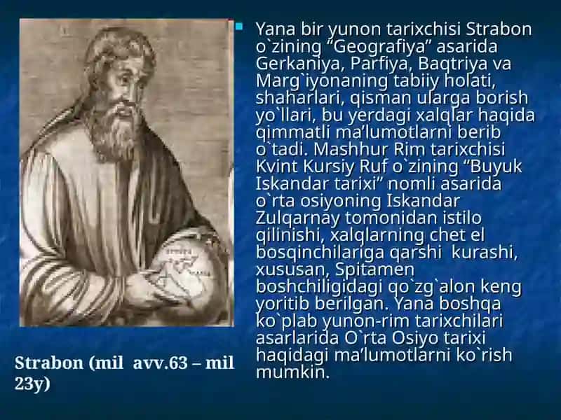 Markaziy Osiyo xalqlari tarixi bo`yicha qadimgi manbalar 4