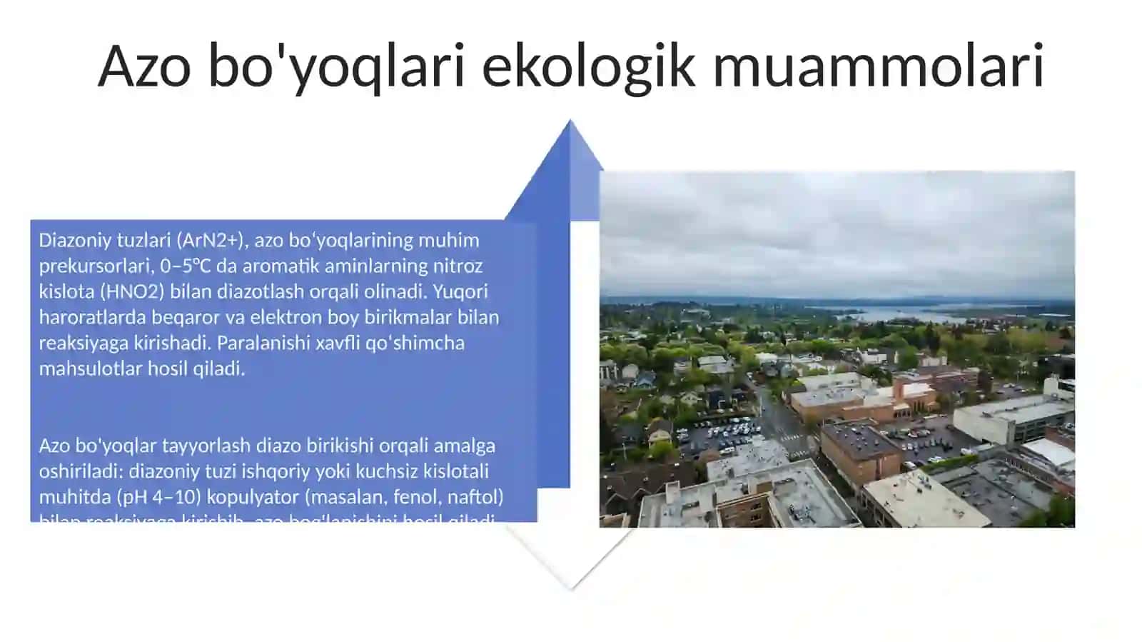Diazoniy tuzlarining olinishi va xossalari. Azobo'yoqlar olinishi,xususiyatlari 4
