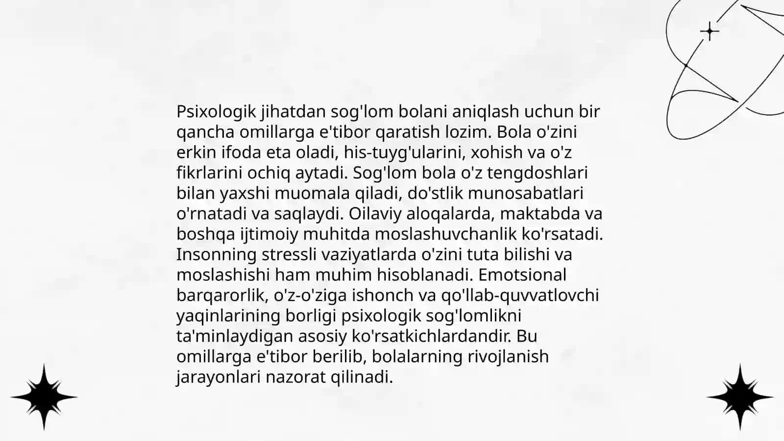 Bog'cha bolasi pisixolpgiyasi va ularning tarbiyasi 4