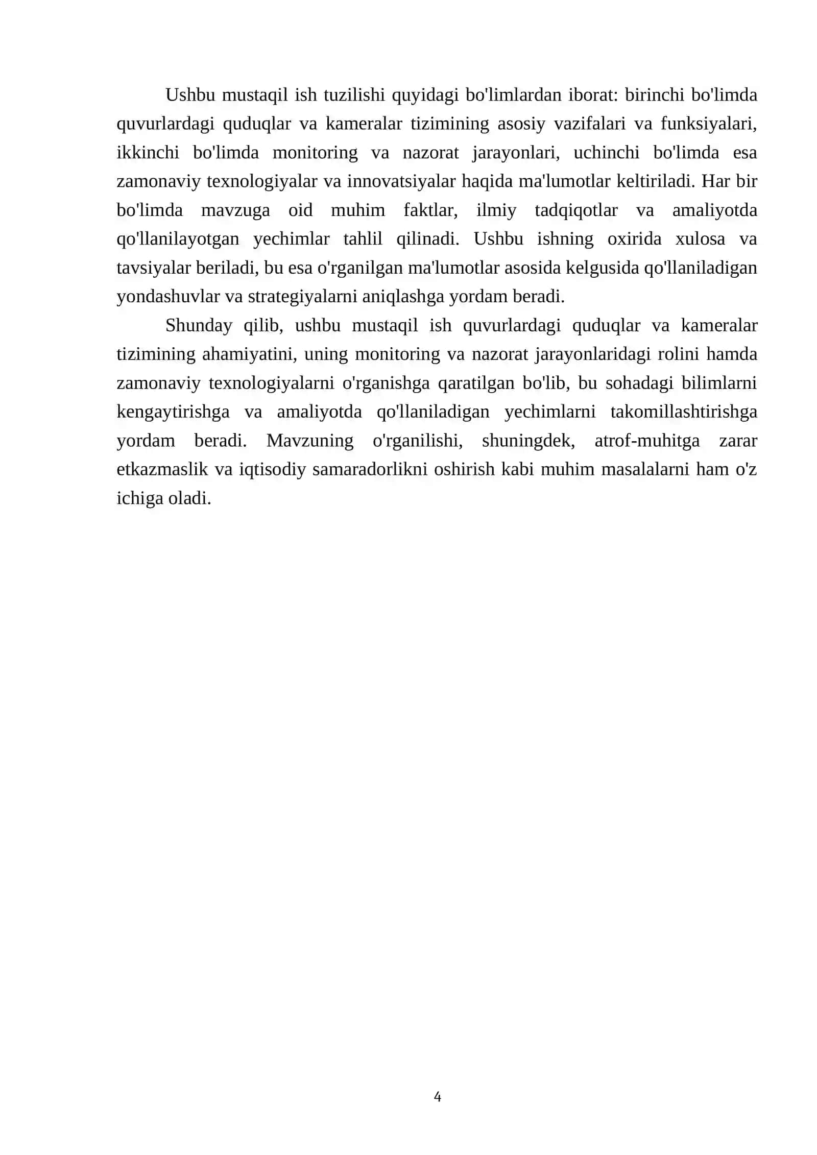 Quvurlardagi quduqlar va kameralar 4