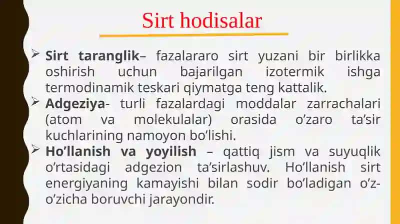Organizm hayot faoliyati davomida adsorbsiya jarayoni 4