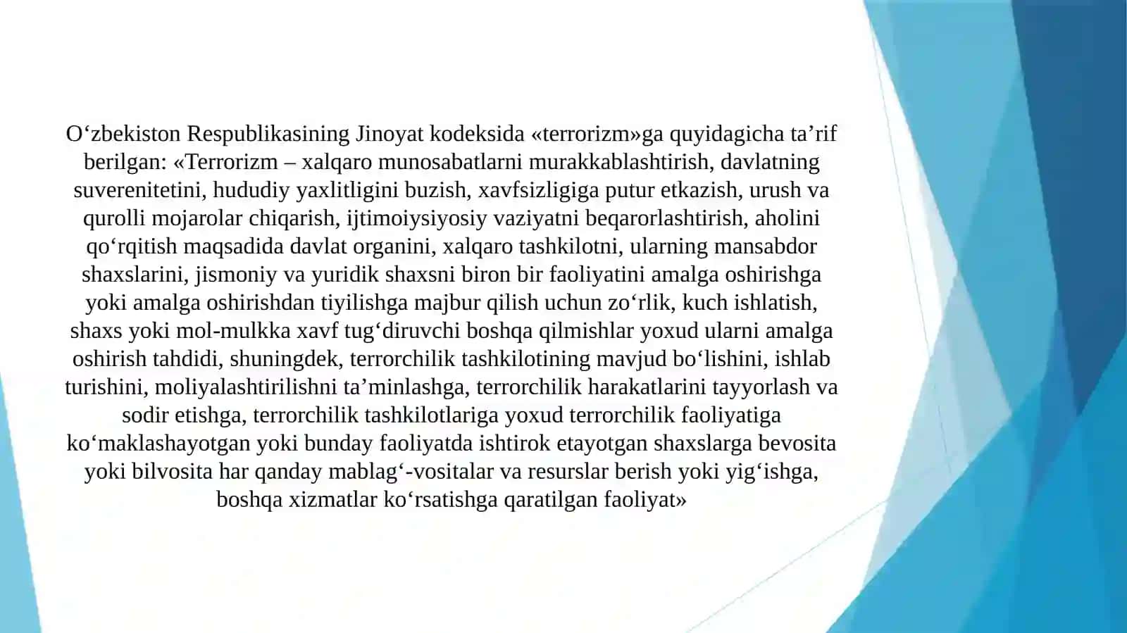 Xalqaro tashkilotlarning terrorizmga qarshi kurashining ahamiyati 4