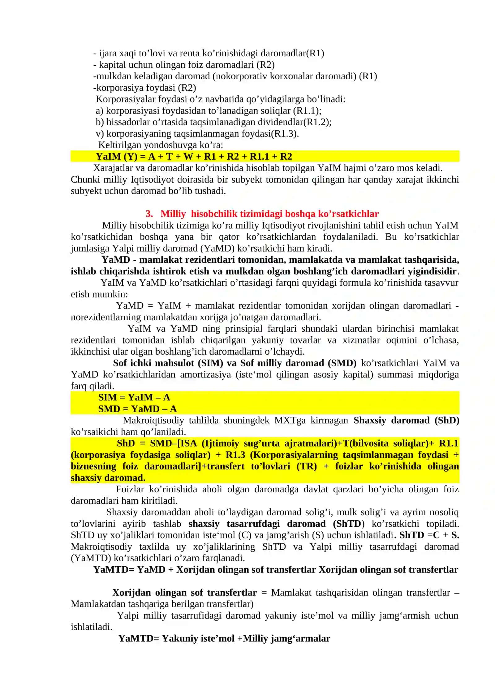 Asosiy makroiqtisodiy kо‘rsatkichlar va ularni hisoblash 4