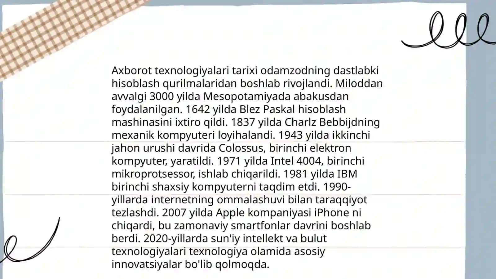 Axborot texnologiyalari tushunchasi 4