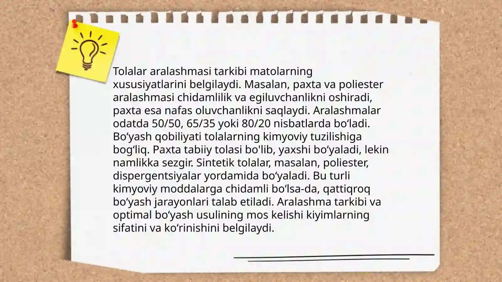 Aralash tolali matolarni boʻyash 4