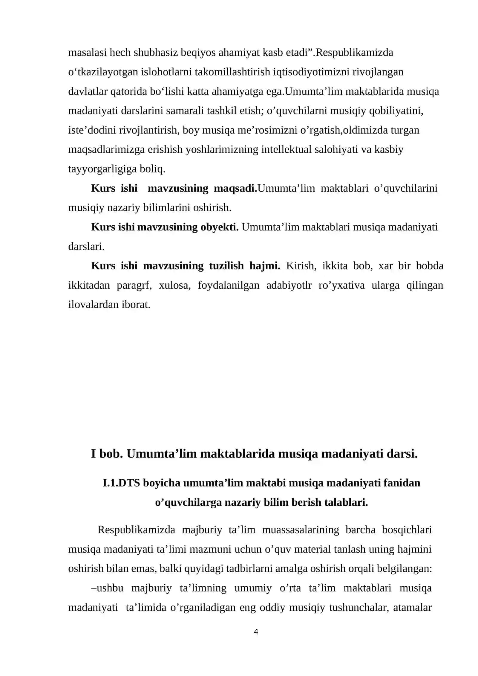 UMUMLTA’LIM MAKTABLARIDA MUSIQA NAZARIYASINI O’QITISH METODIKASI 4
