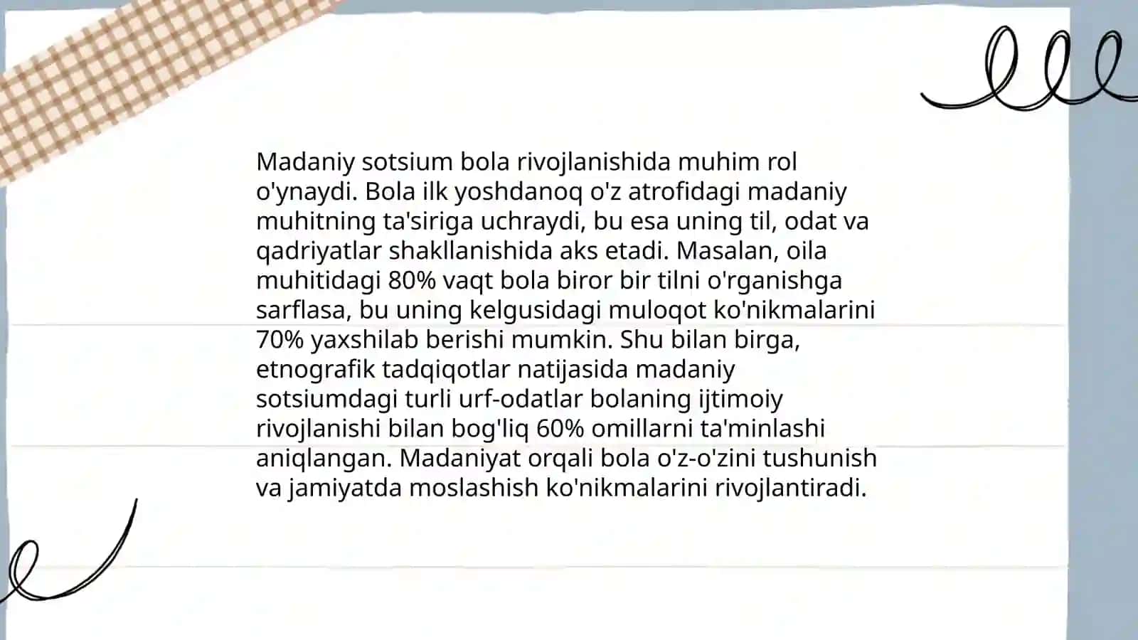 Ijtimoiy muhit va bola tarbiyasi 4