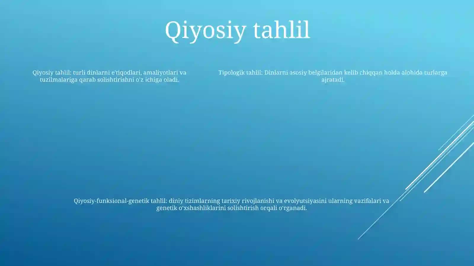 Dinlarni Tadqiq Etish Metodologiyasi: Tipologik, Qiyosiy, Tarkibiy-Funksional Genetik Tahlil 4