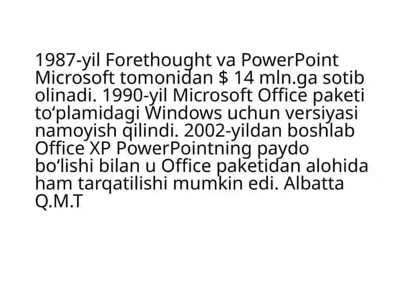 PowerPoint:taqdimotlar dizayni va animatsiya 4
