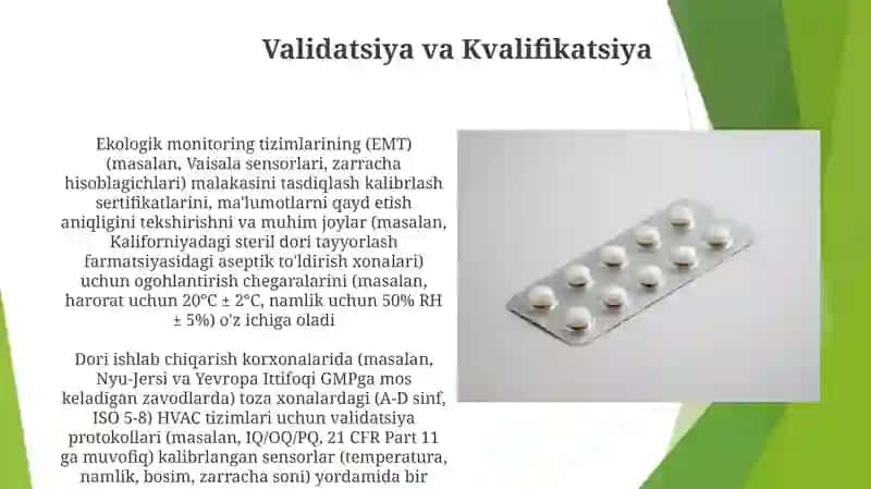 Mikroiqlimning Farmatsevtika Mahsulotlariga Ta'siri 4