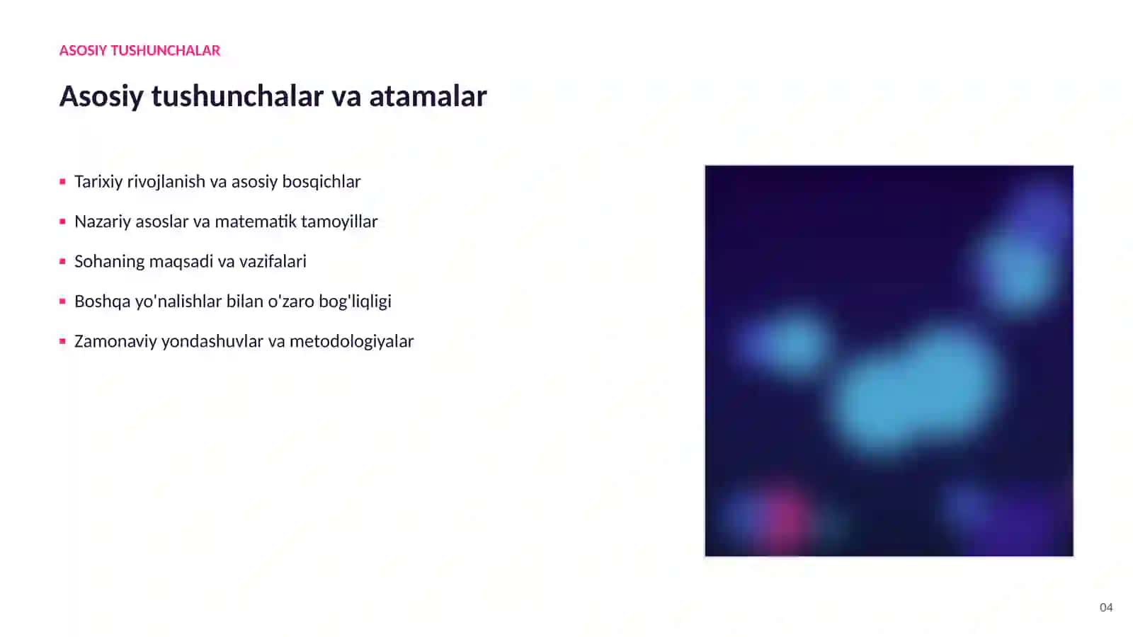 SUN'IY INTELLEKT • AI VA KATTA MA'LUMOTLAR 4