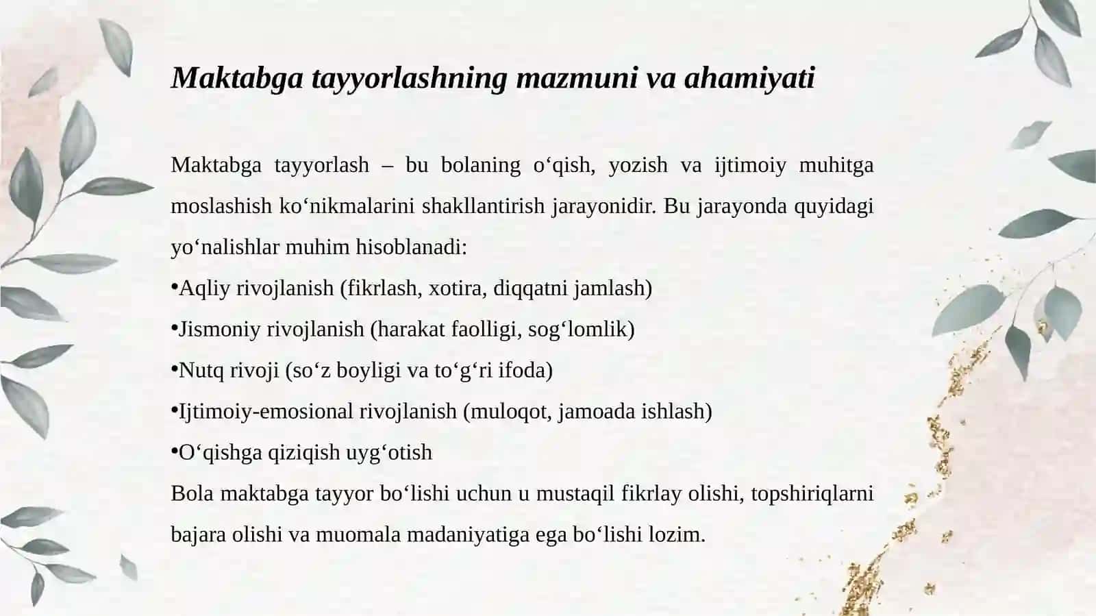 Bolalarni maktabga tayyorlashda maktabgacha ta’lim tashkiloti va oila hamkorligi 4