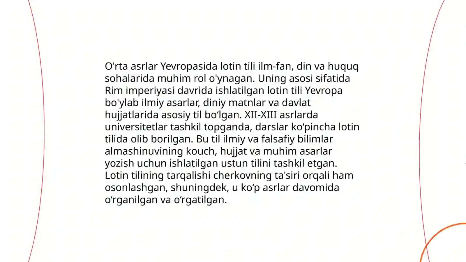 O'rta asrlar Sharq va Yevropa tilshunosligi 4