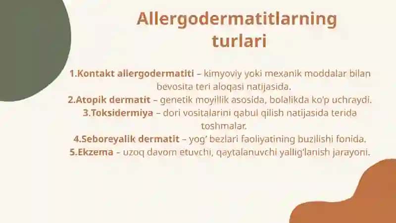 Allergodermatitlar 4