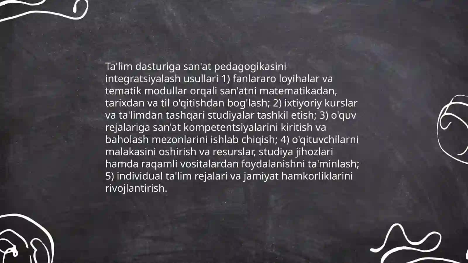 Bolalar maktab internatlari uchun san'at pedagogikasi 4