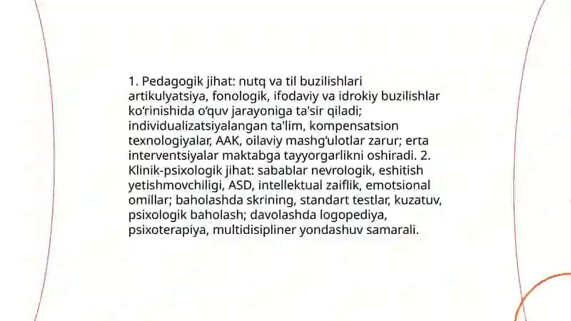 Ilk va maktabgacha yoshdagi imkoniyati cheklangan bolalar kontigentligining klinik-psixologik va pedagogik xususiyatlari 4
