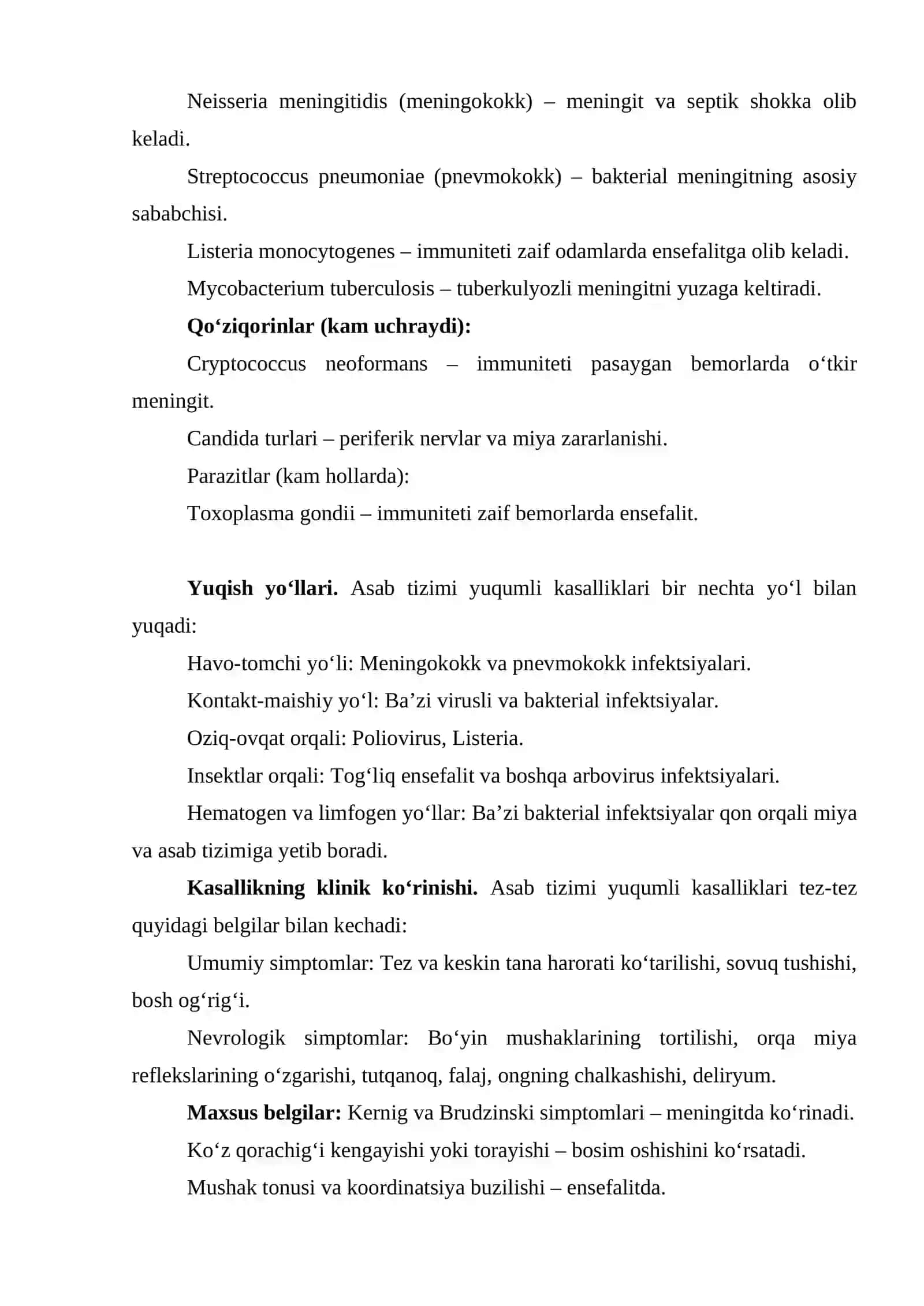 Asab tizimi yuqumli kassaliklarida hamshiraning vazifasi 4