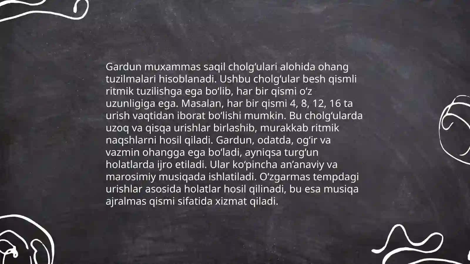 Gardun muxammas saqil cholg‘ulari 4