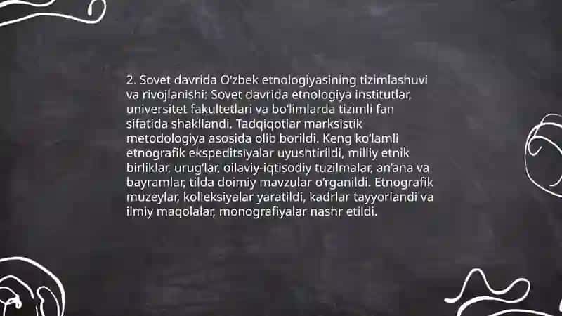 Oʻzbekistonda etnologiyaning fan sifatida rivojlanishi 4