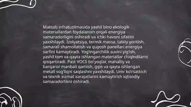 Kelajak maktabi -barqaror rivojlanish sari 4