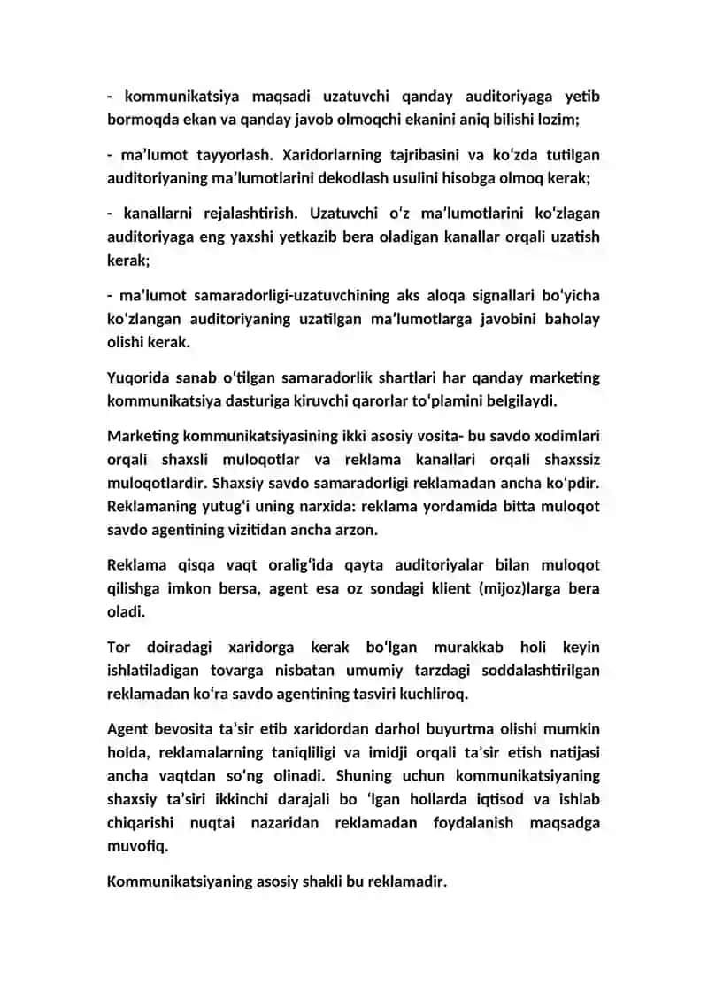Marketingda kommunikatsion siyosat 4