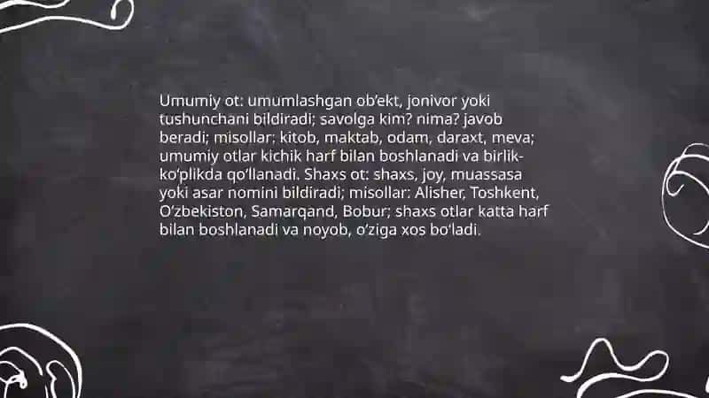 Ot soʻz turkumi 4