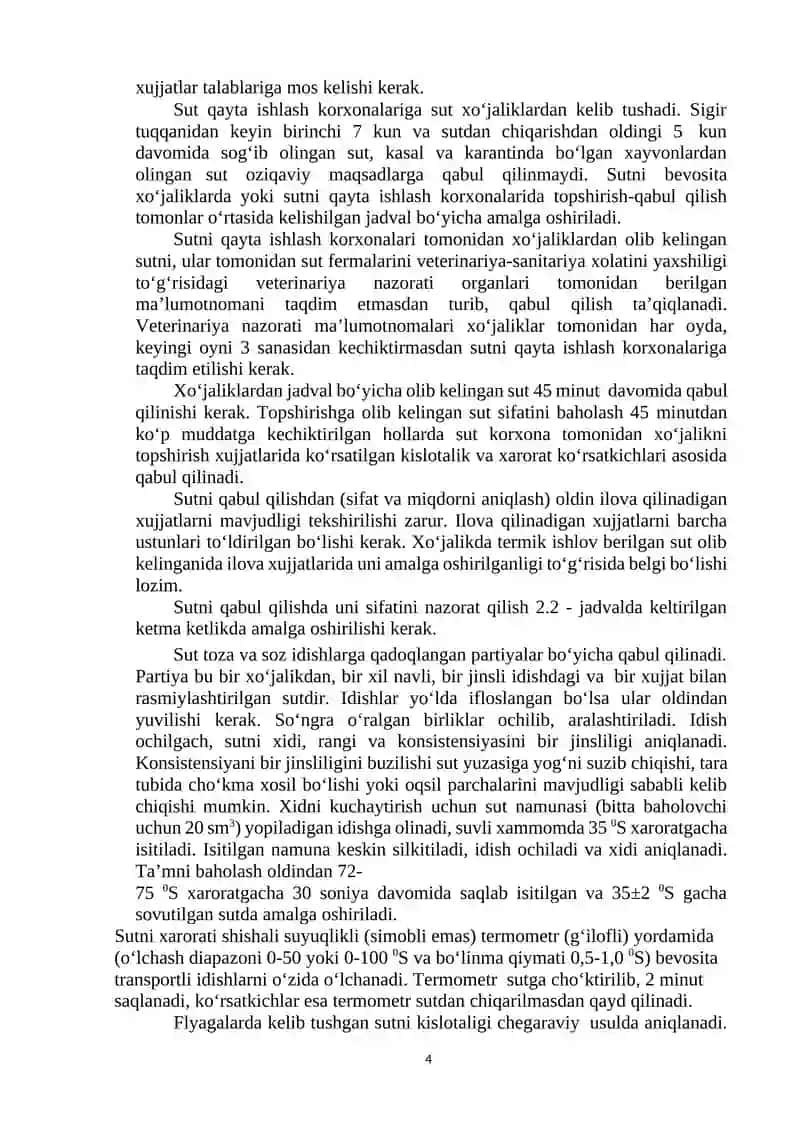 SUTNI QABUL QILISh VA UNGA IShLOV BERISh 4