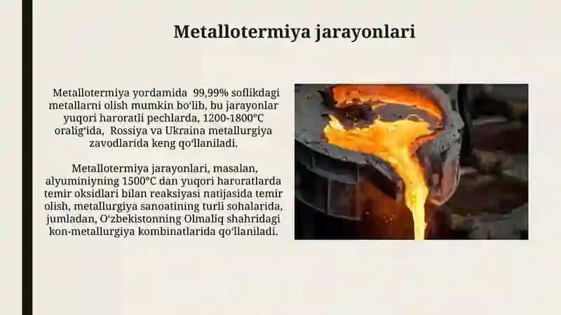 Metallotermiya 4